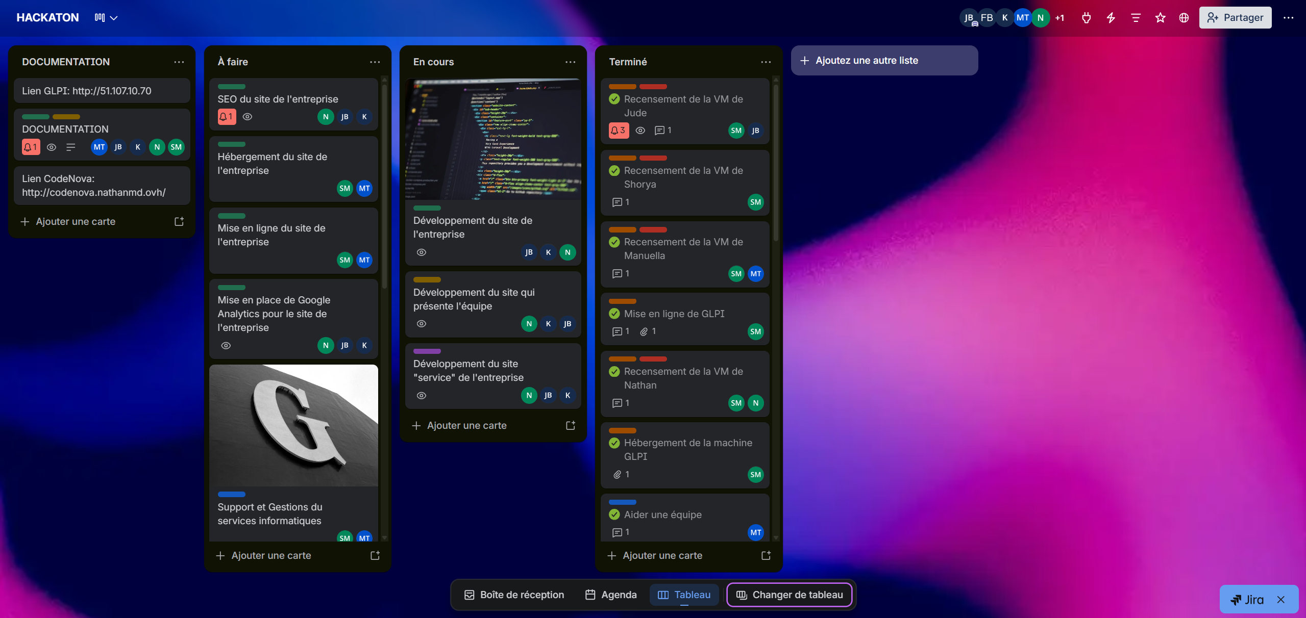 Projet Hackathon - site web